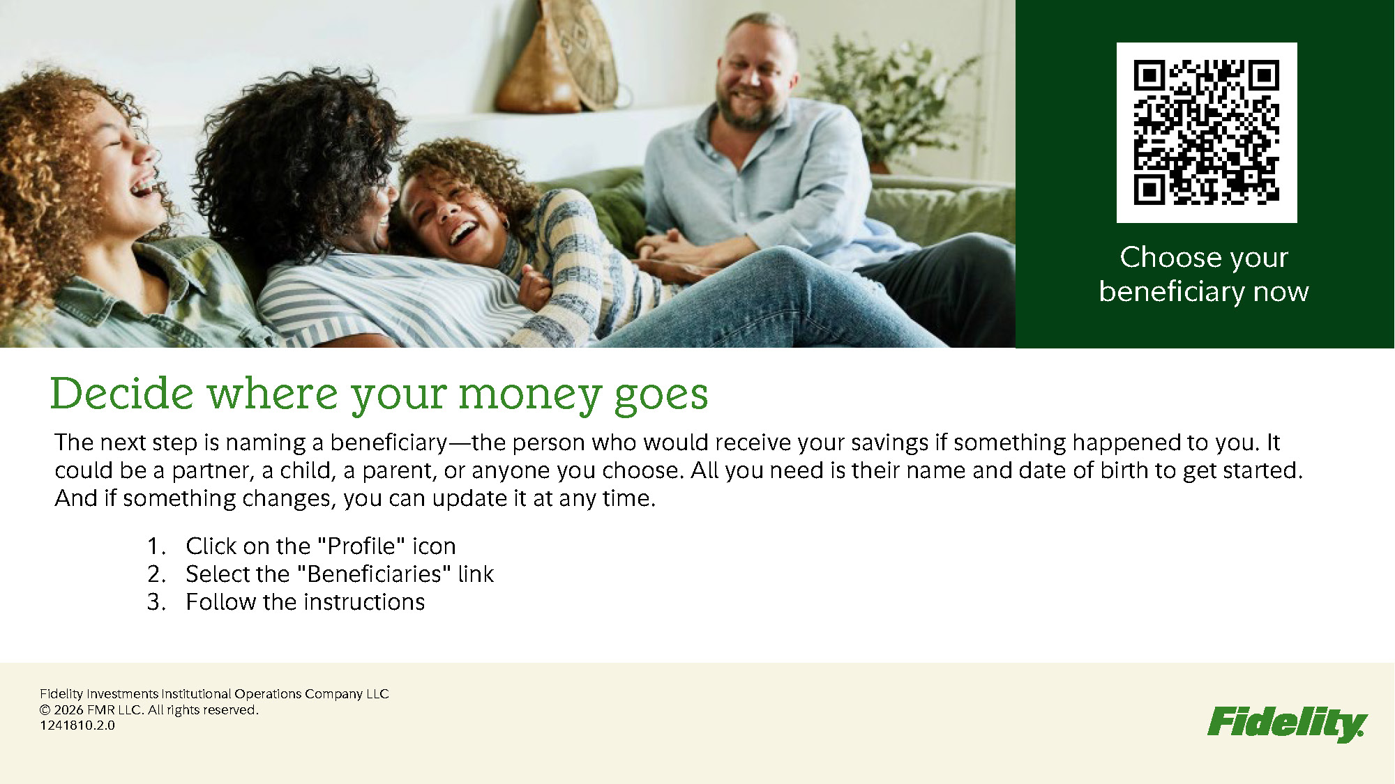Add Beneficiary infographic