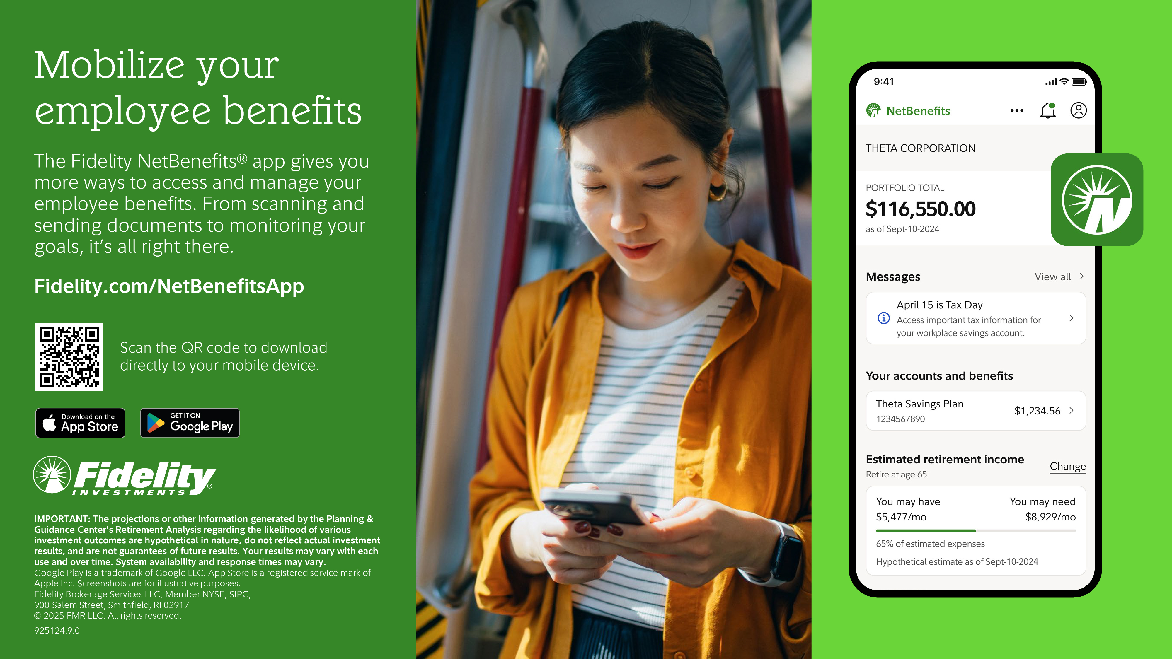 Download NetBenefits App infographic